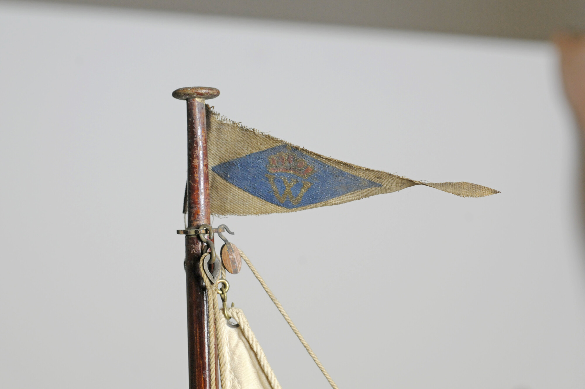 A.1110(01); Model van kieljacht Prinses Juliana; scheepsmodel