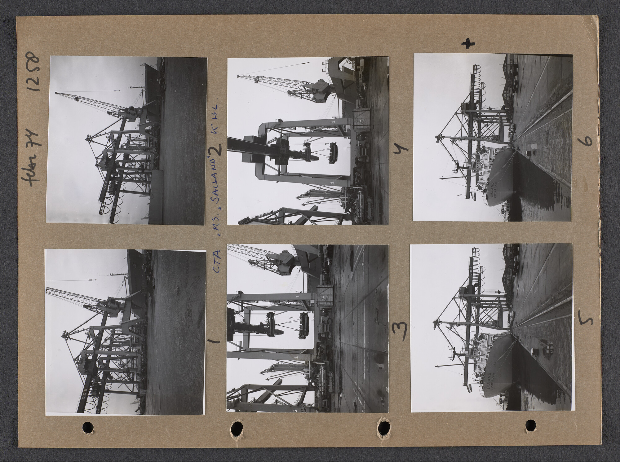 S.9102(32); Multomap met foto's door Ben Burgers, samengesteld door de Vereniging De Amsterdamsche Haven; foto