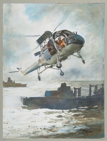 A.5062(02); 'In en boven Biscaje'; tekening
