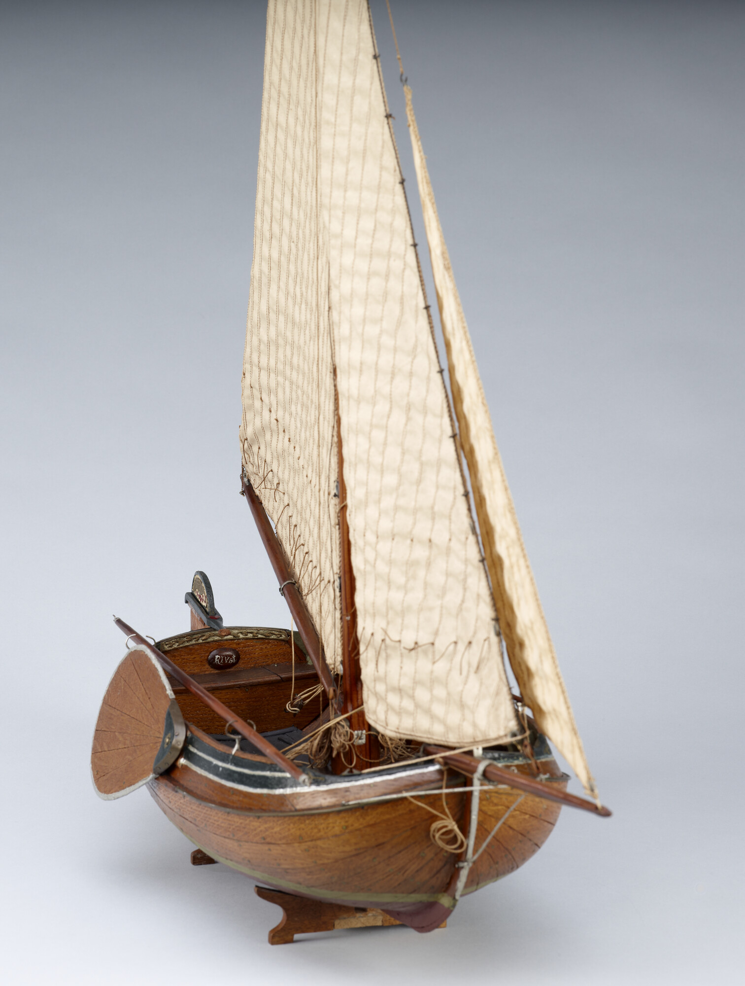 A.0520; Model van de tjotter Rival; scheepsmodel