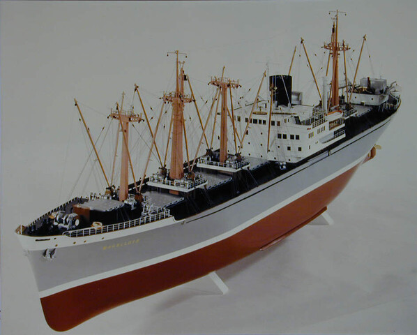 A.5661; Model van het vrachtschip ms. Maaslloyd; scheepsmodel