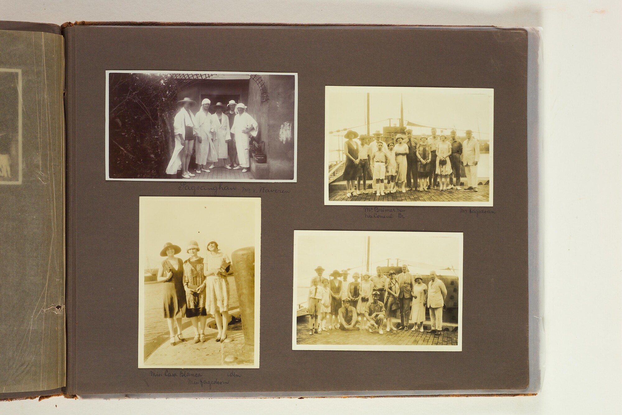S.4660; Album van M.S. Wytema met foto's van de wereldreis van de onderzeeboot Hr.Ms. K XIII; fotoalbum