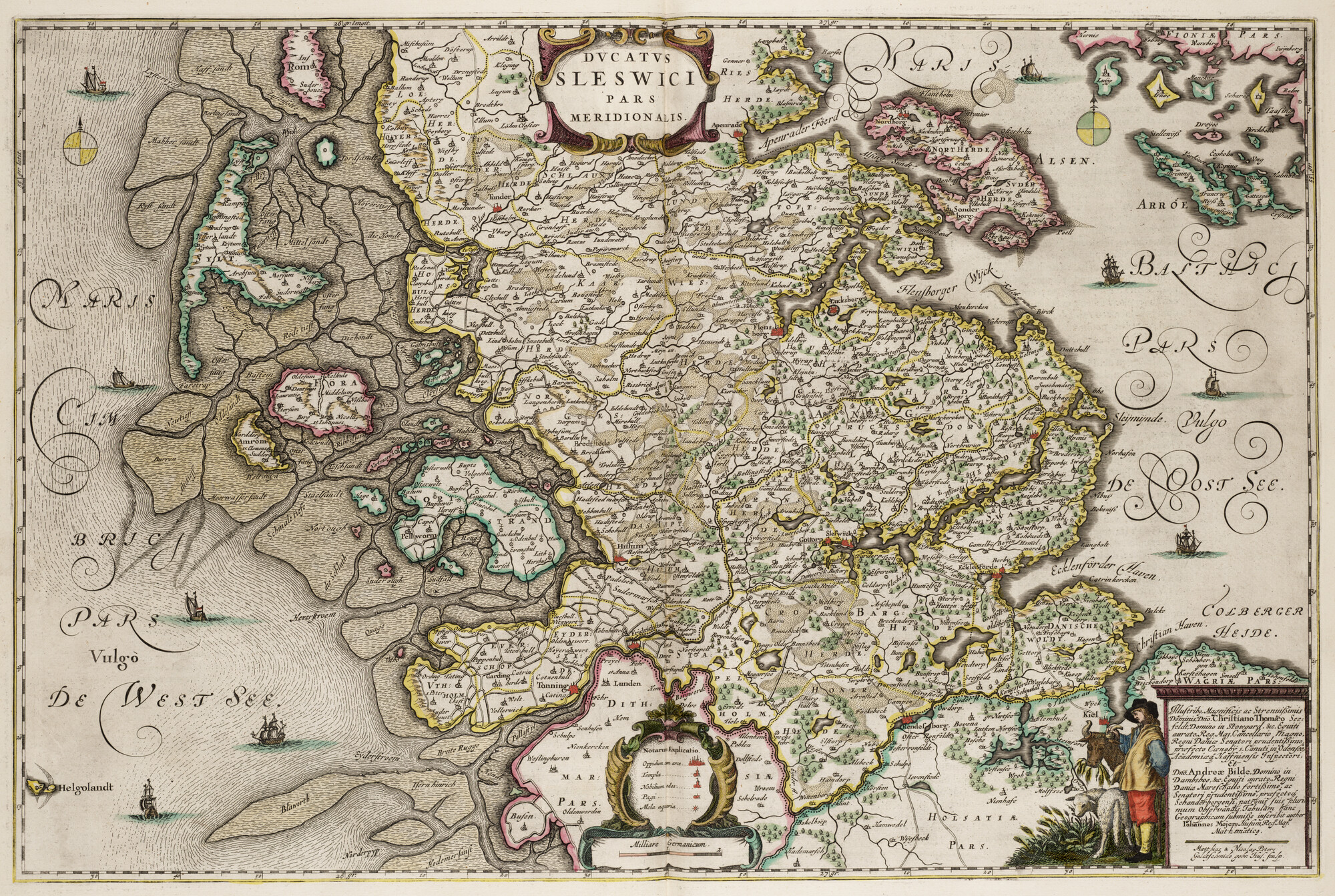S.1034(01) [kaart 048]; Kaart van het zuidelijke deel van Sleeswijk; landkaart