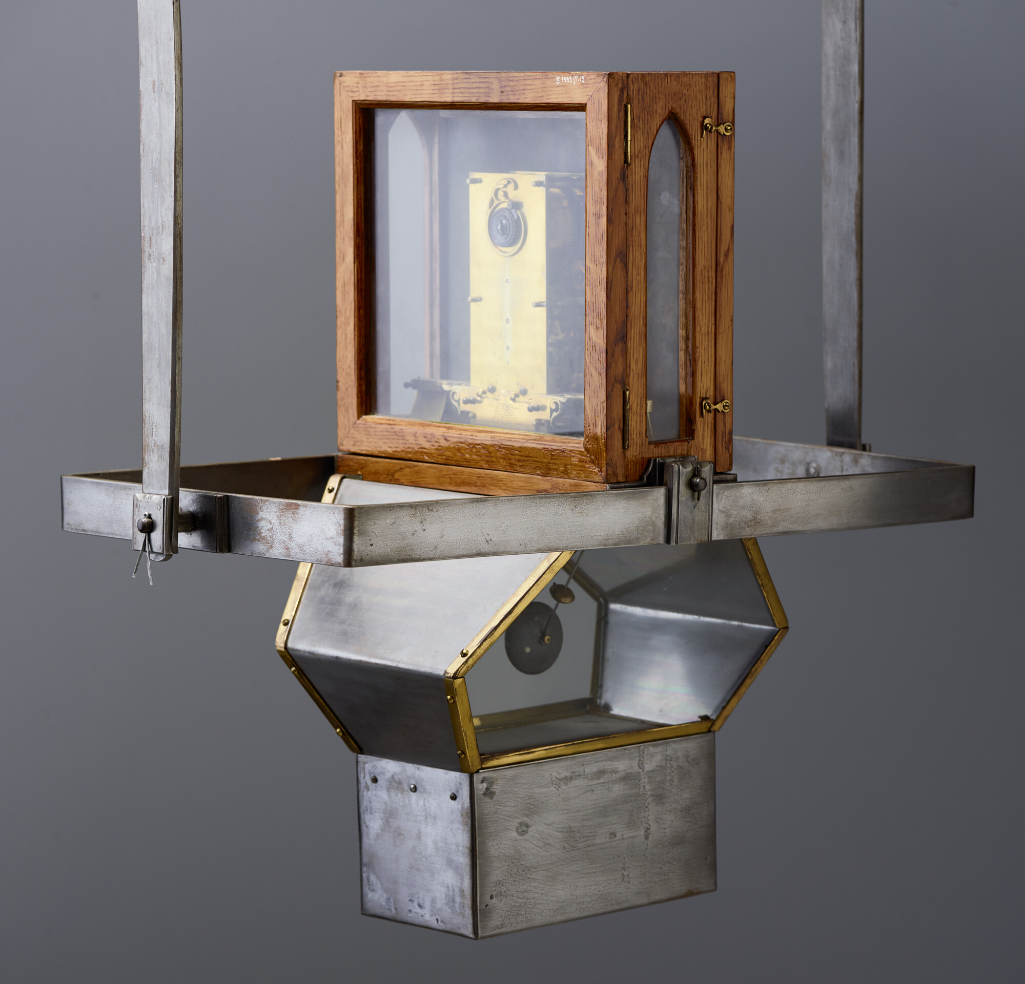 S.1399; Reconstructie van het zee-horologie van Christiaan Huygens uit 1670; tijdmeter