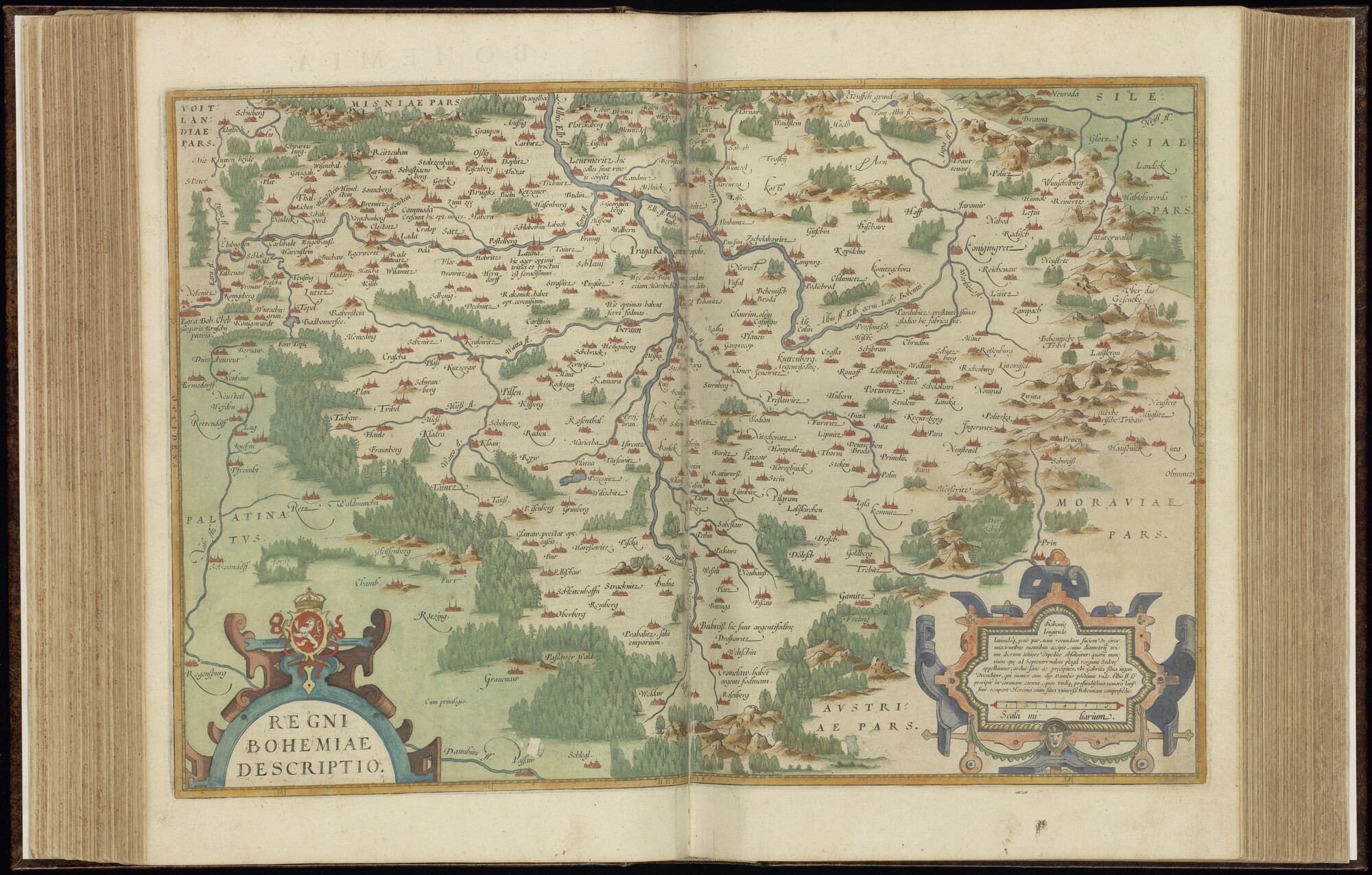 A.0145(042) [kaart 049]; Kaart van Tsjechië met Praag en Moravië; kaart
