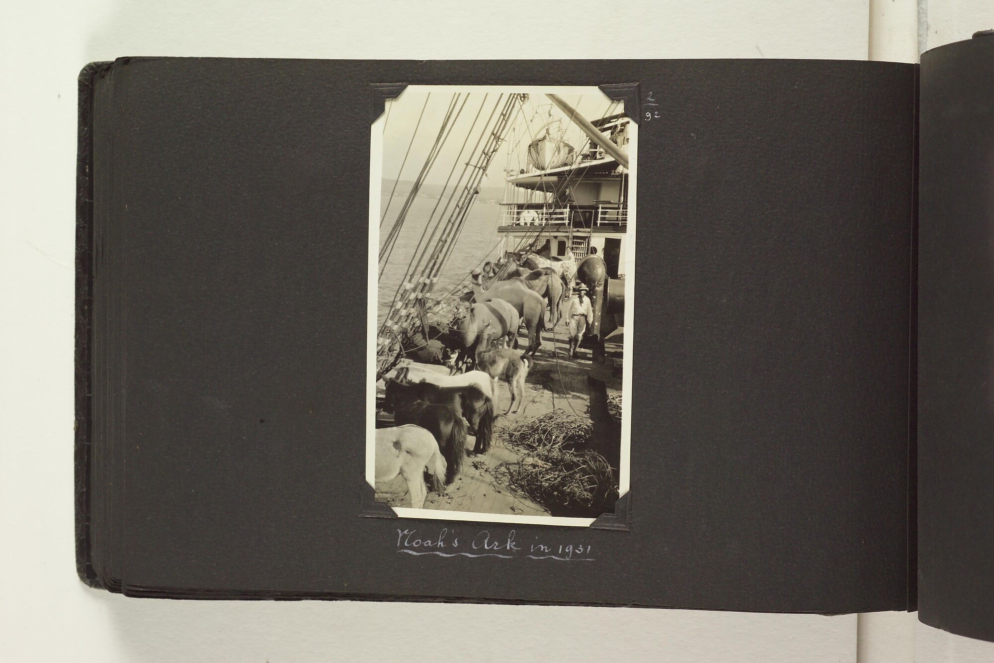 S.6156(06)l; Fotoalbum l) uit een serie van veertien uit de Collectie Job over zijn reizen met ss. 'Stuyvesant' en 'Venezuela' van de KNSM [...]; fotoalbum
