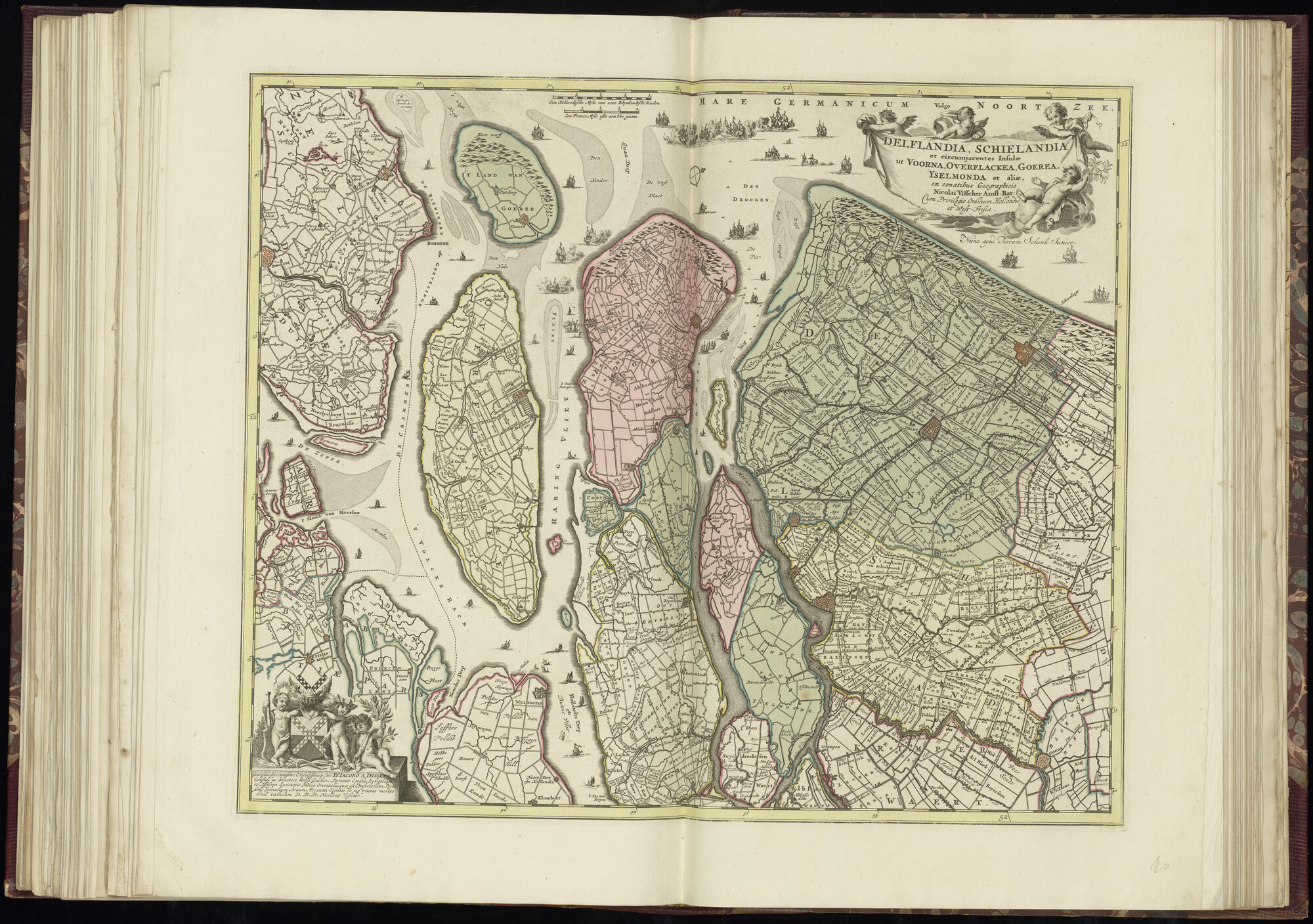 B.0032(029) [kaart 055]; Kaart van Zuid-Holland en Zeeland; kaart