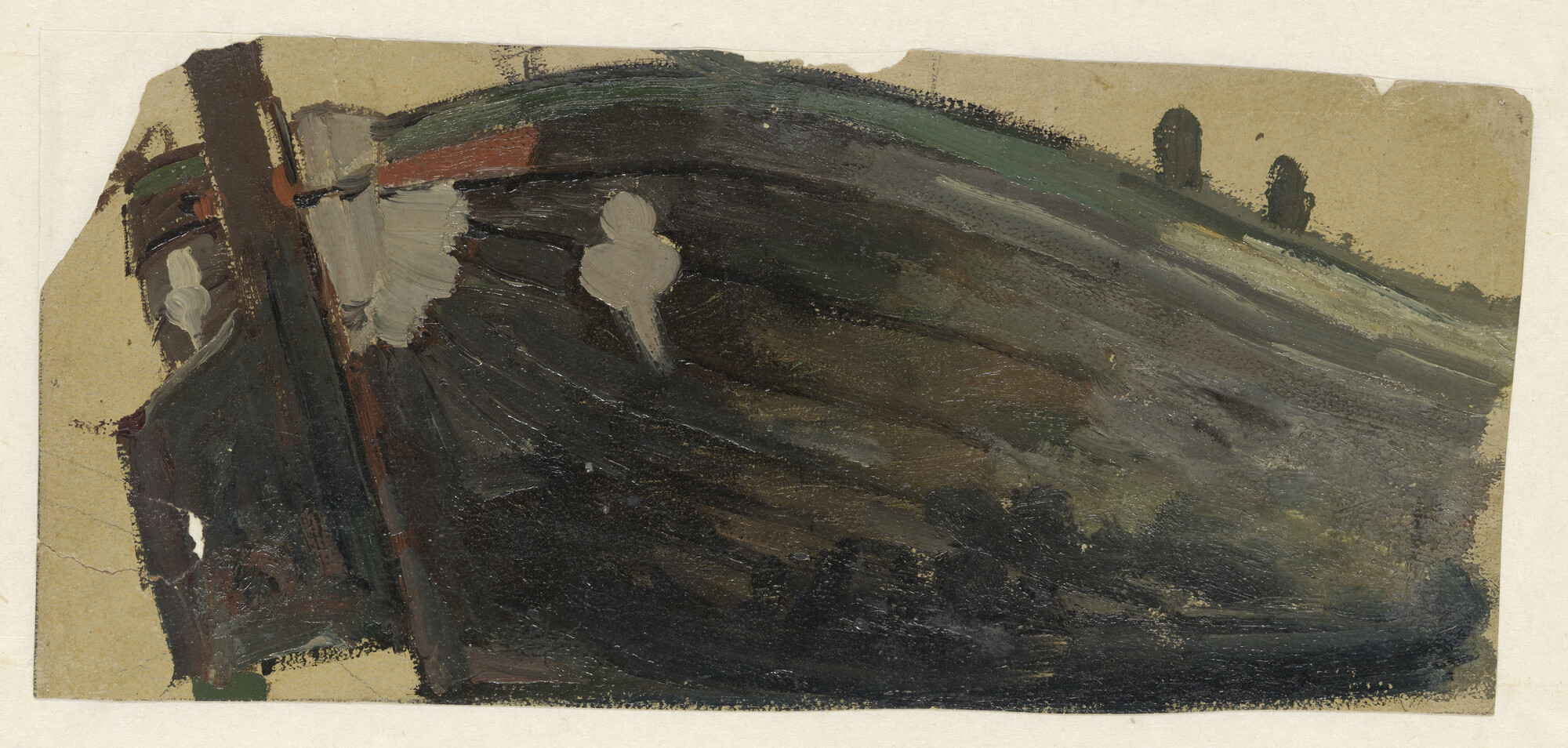 A.1494(17)2; Tekening van een bomschuit; tekening