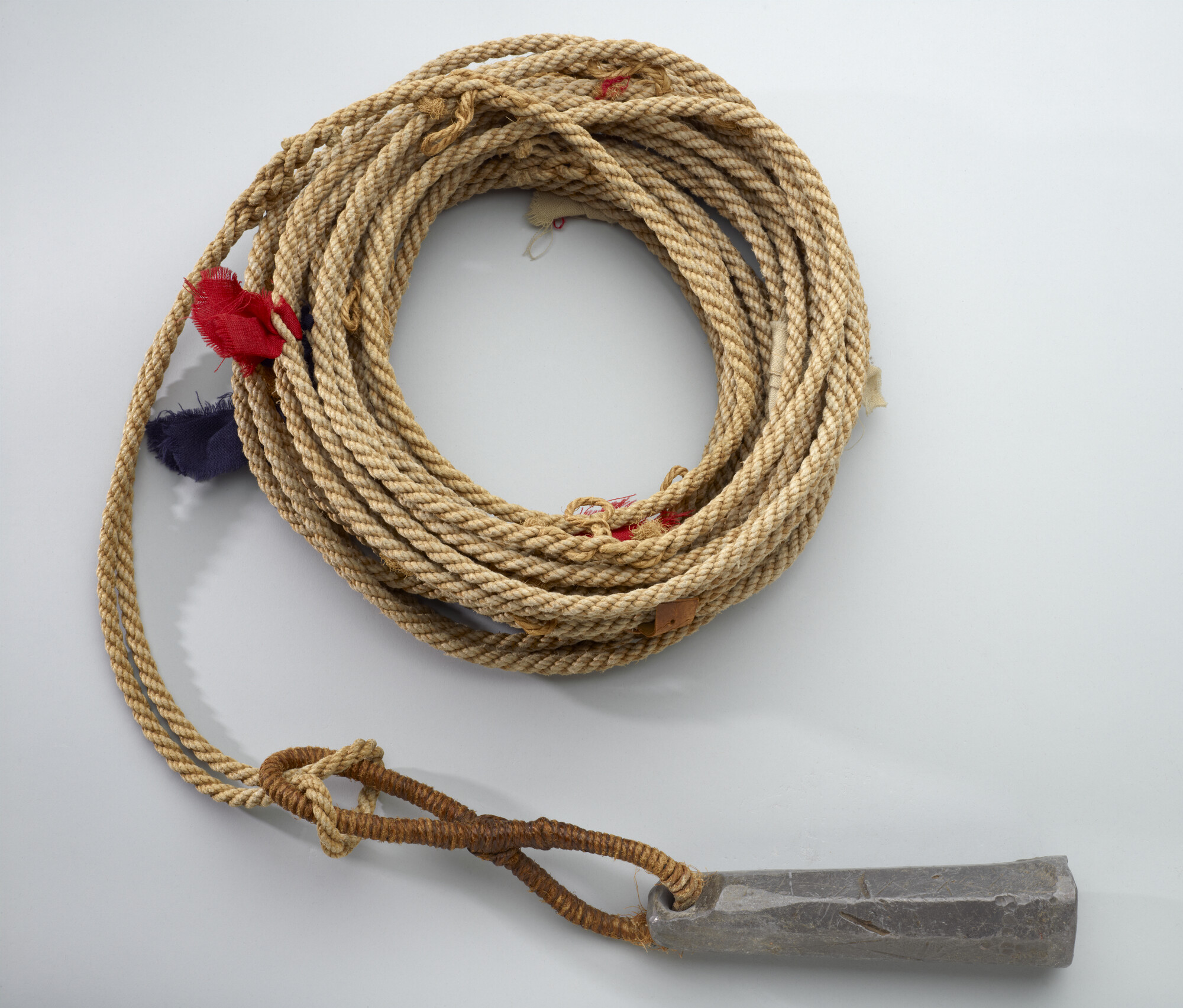 S.4498(08); Handlood van 6 kg met gemerkte lijn; lood