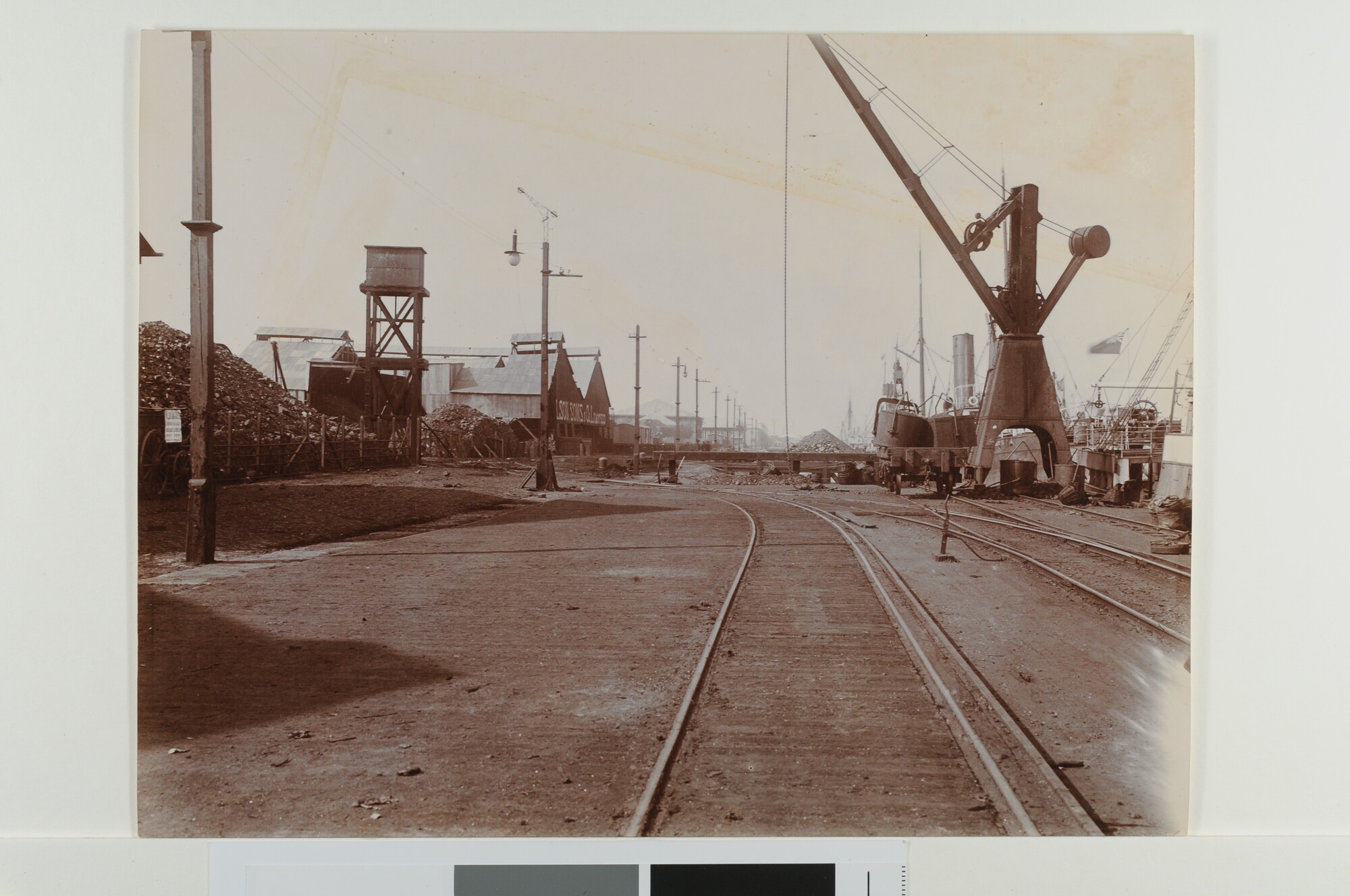 S.6483(4060)21; Foto's van de havenaanleg in Buenos Aires (Argentinië) in 1902; fotoreportage