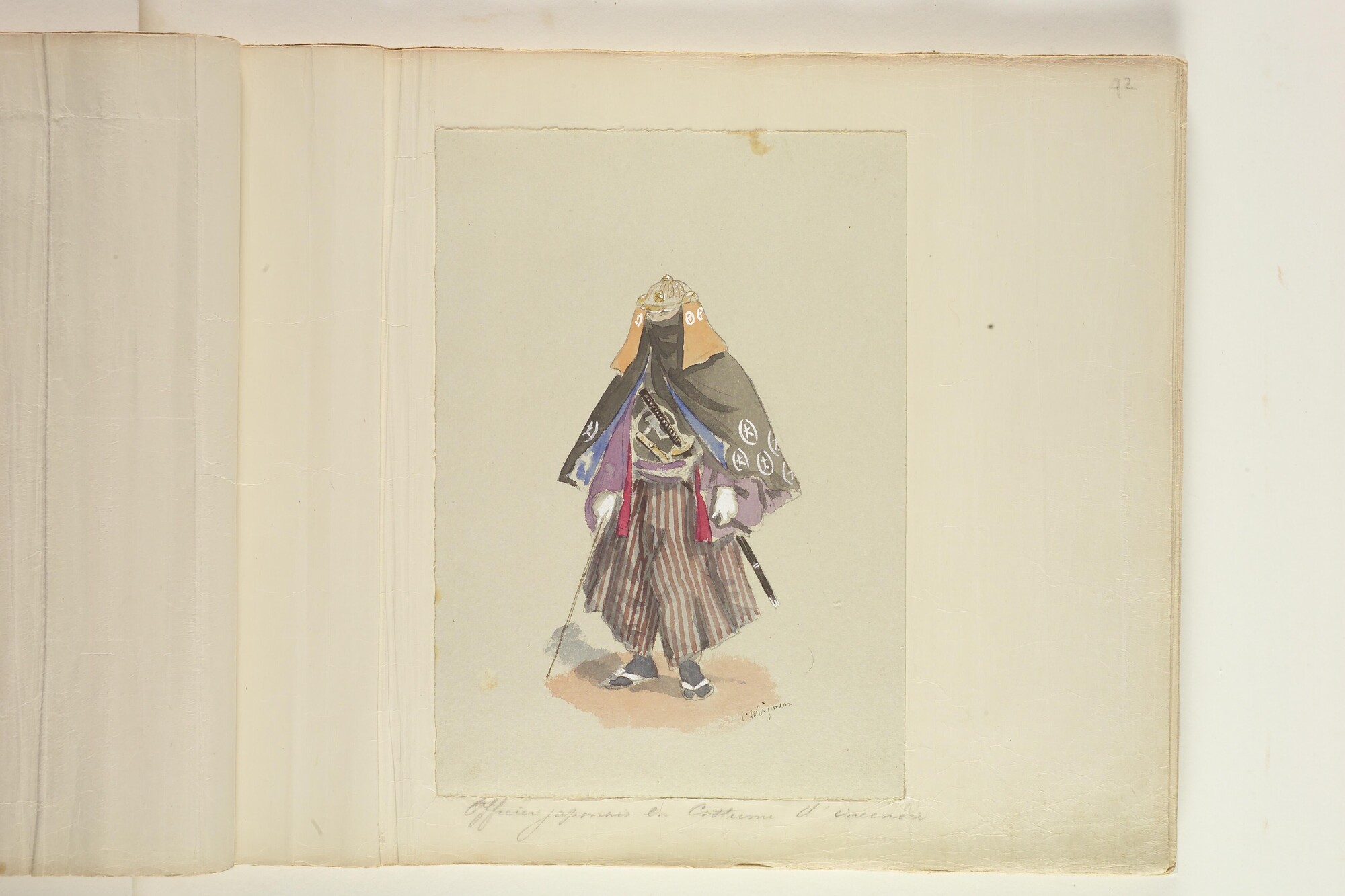S.3628(02); Album nr. 1 uit een serie van drie van de Nederlandse consul in Japan Dirk de Graeff van Polsbroek; fotoalbum