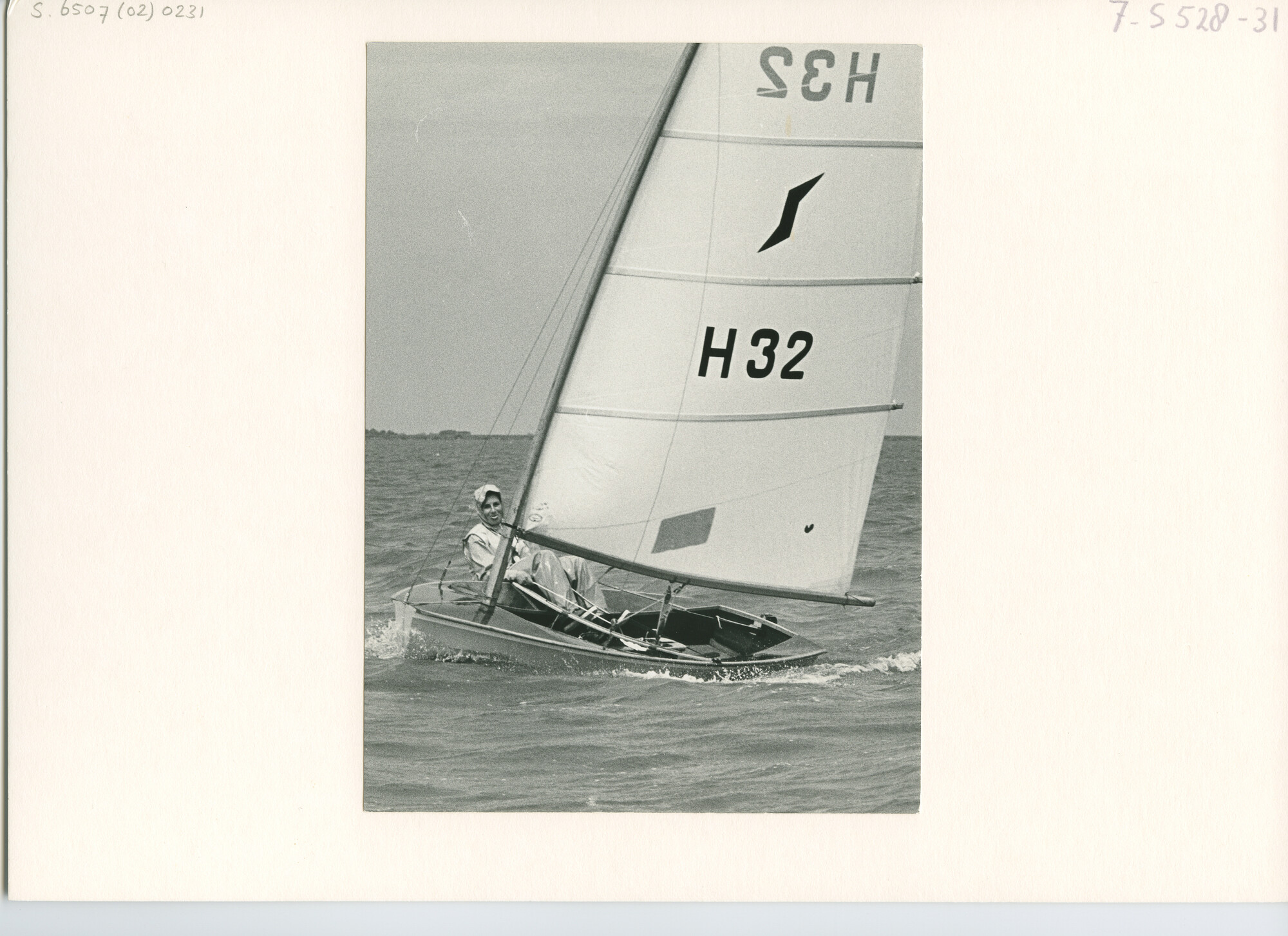 S.6507(02)0231.02; Zwart-wit foto van de Solo-klasse tijdens de Hollandweek II, 1965; foto