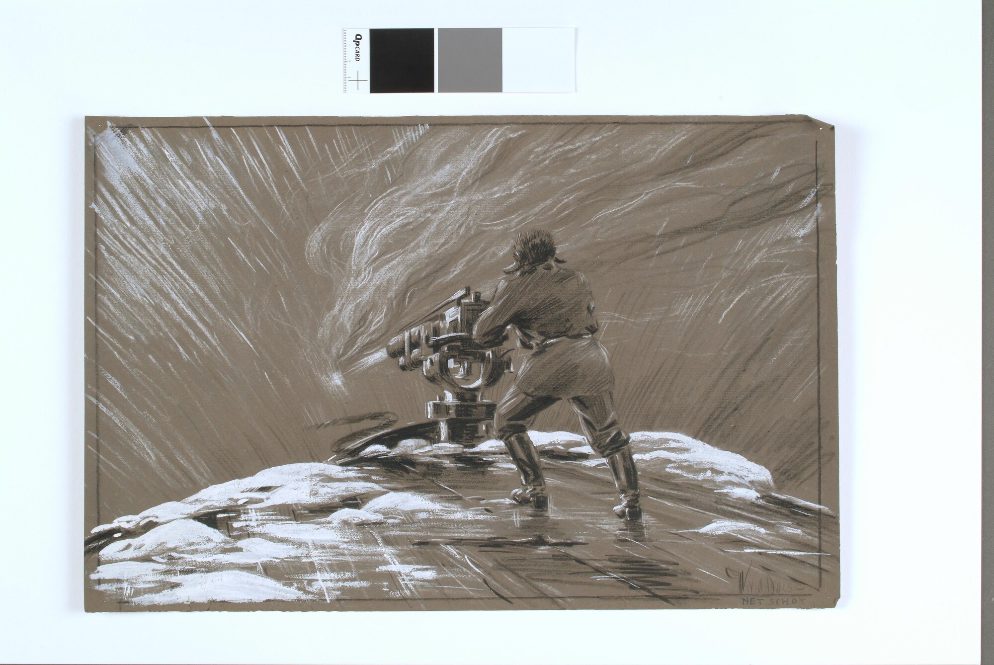 2003.1372; 'Het schot'; tekening