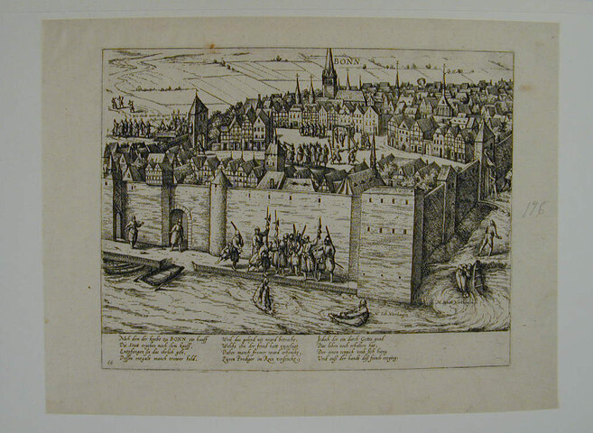 A.0145(027)236; Twee pastoors te Bonn verdronken; prent