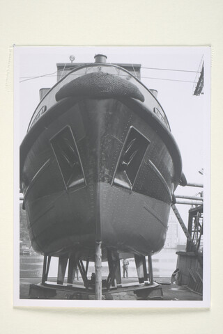 S.5219(12)0223; Fotos van de roerbladen en deel van het onderwaterschip van de [...]; fotoreportage