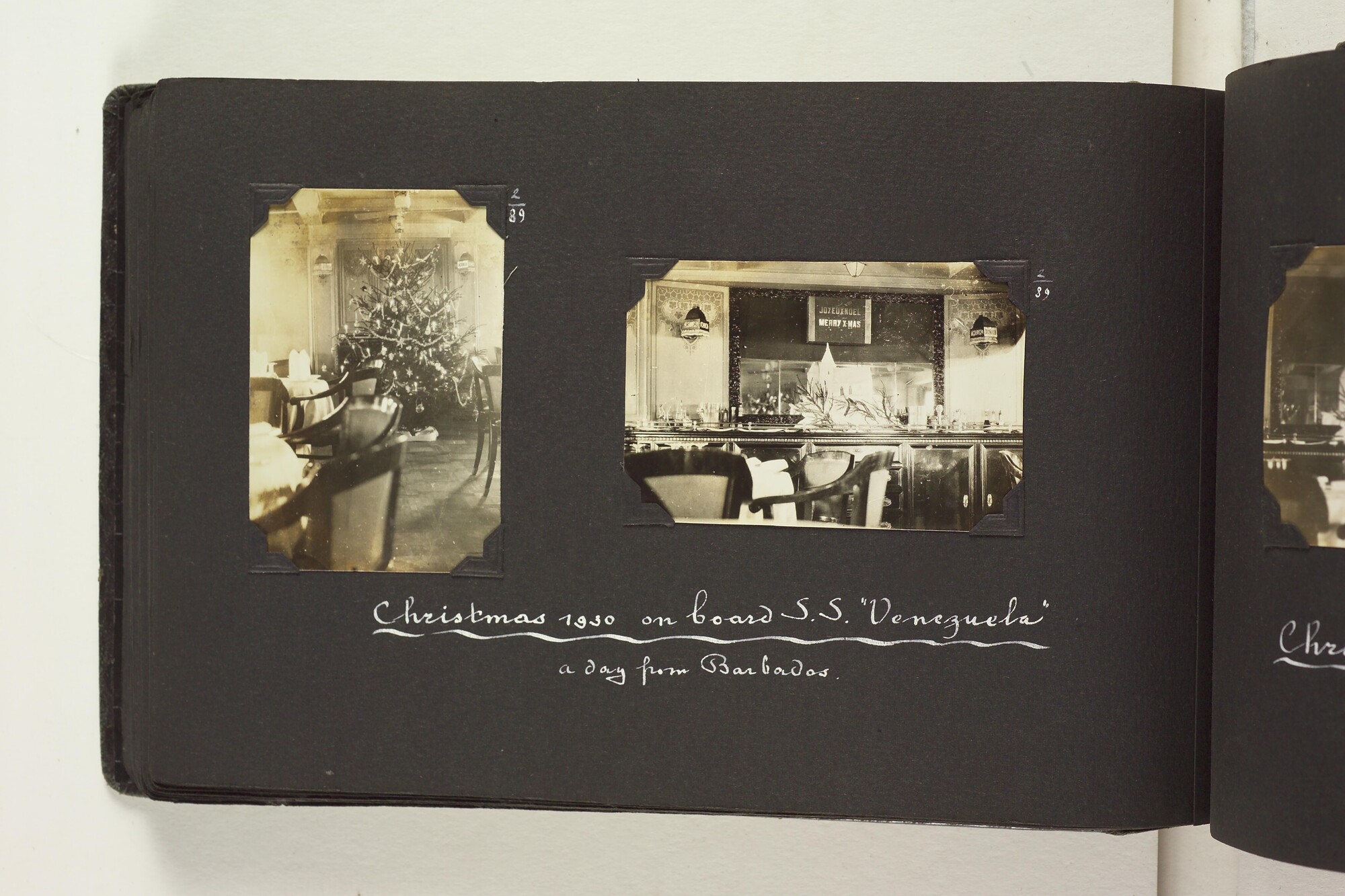 S.6156(06)l; Fotoalbum l) uit een serie van veertien uit de Collectie Job over zijn reizen met ss. 'Stuyvesant' en 'Venezuela' van de KNSM [...]; fotoalbum