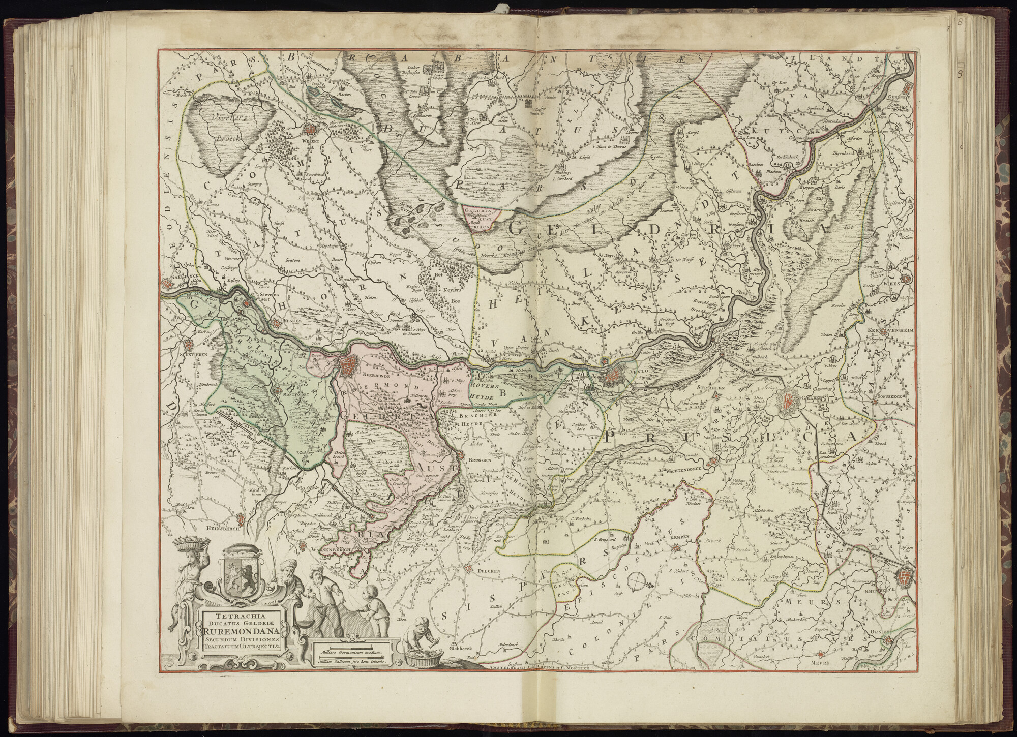 B.0032(033) [kaart 047]; Kaart van Limburg; kaart