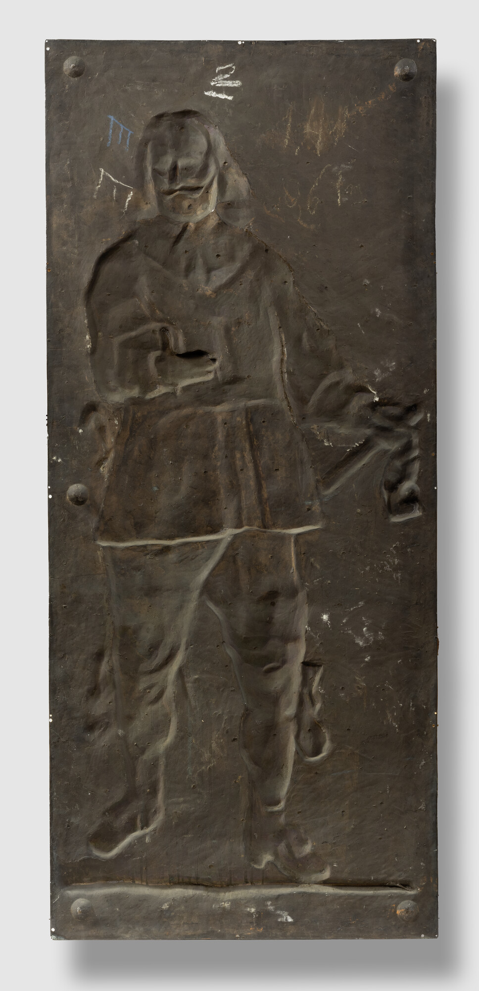 S.5420(08); Plaquette met voorstelling van Michiel de Ruyter; scheepssier