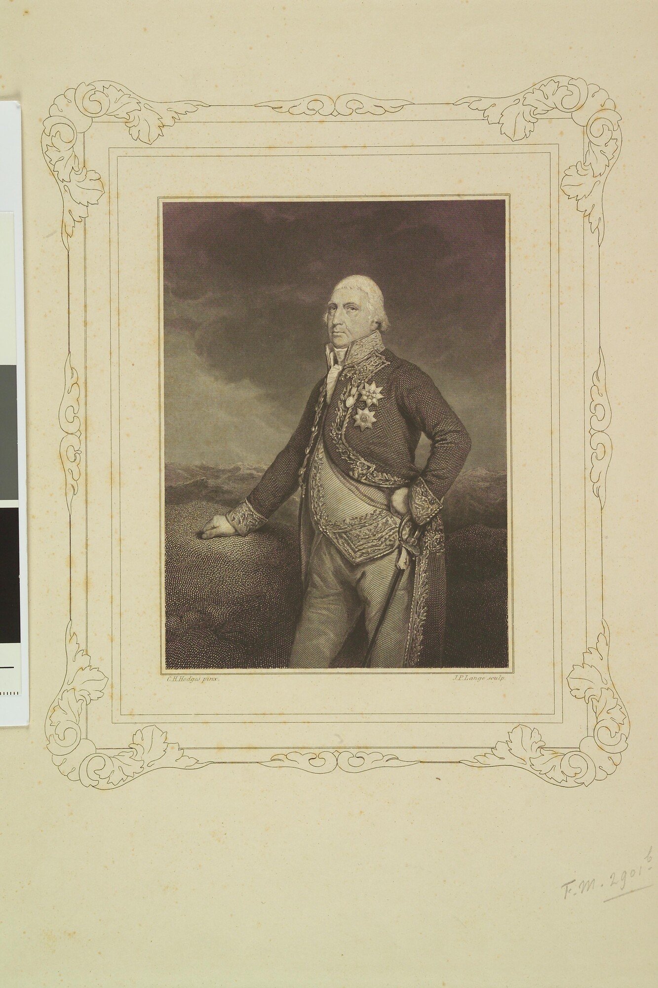 A.0145(179) [nr 0034]; Portret van J.H. van Kinsbergen; prent
