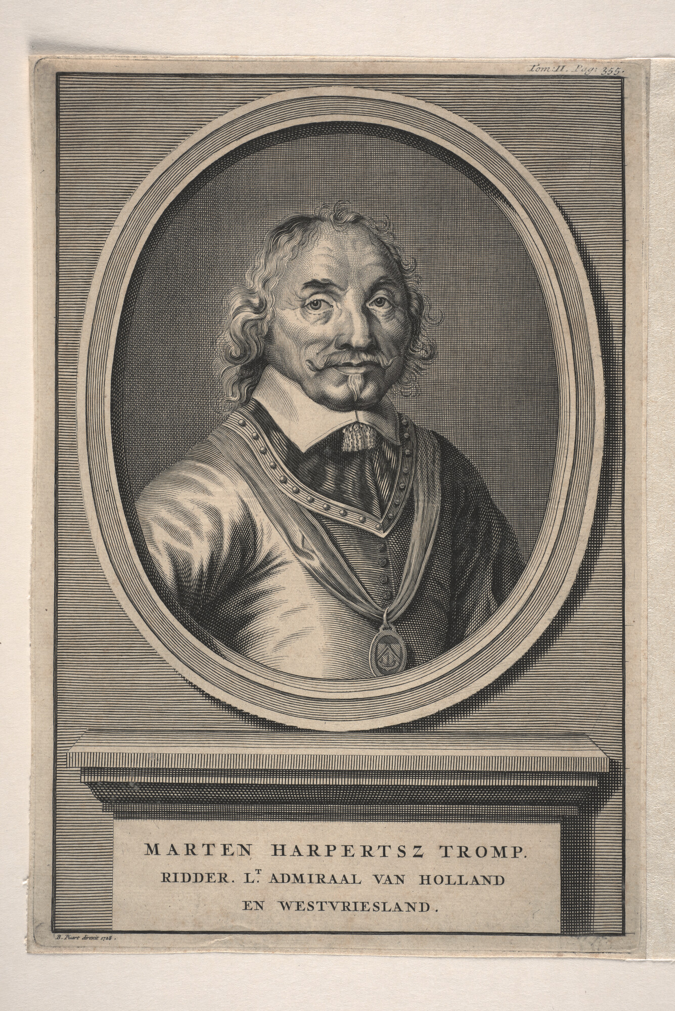 A.1503; Portret van Maarten Harpertsz Tromp; prent