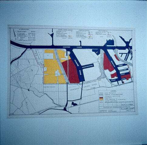 S.9100(5215); Dia uitbreiding plan Westelijk Havengebied; diapositief