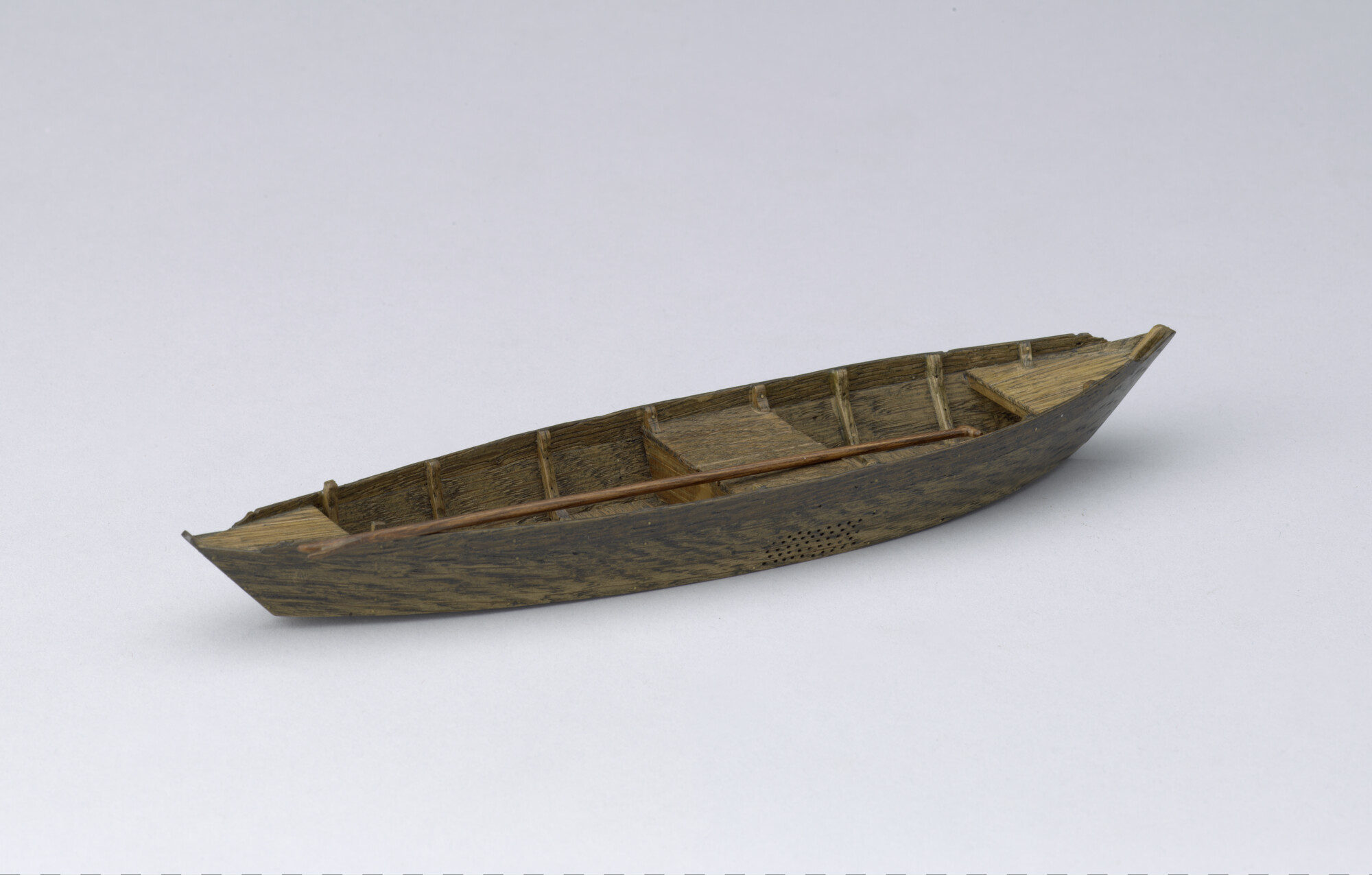 2012.0158; Model van een bootien; scheepsmodel
