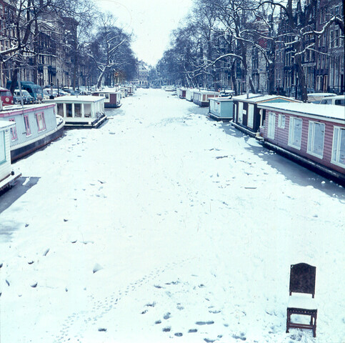 S.9100(0563); Herengracht te Amsterdam; diapositief