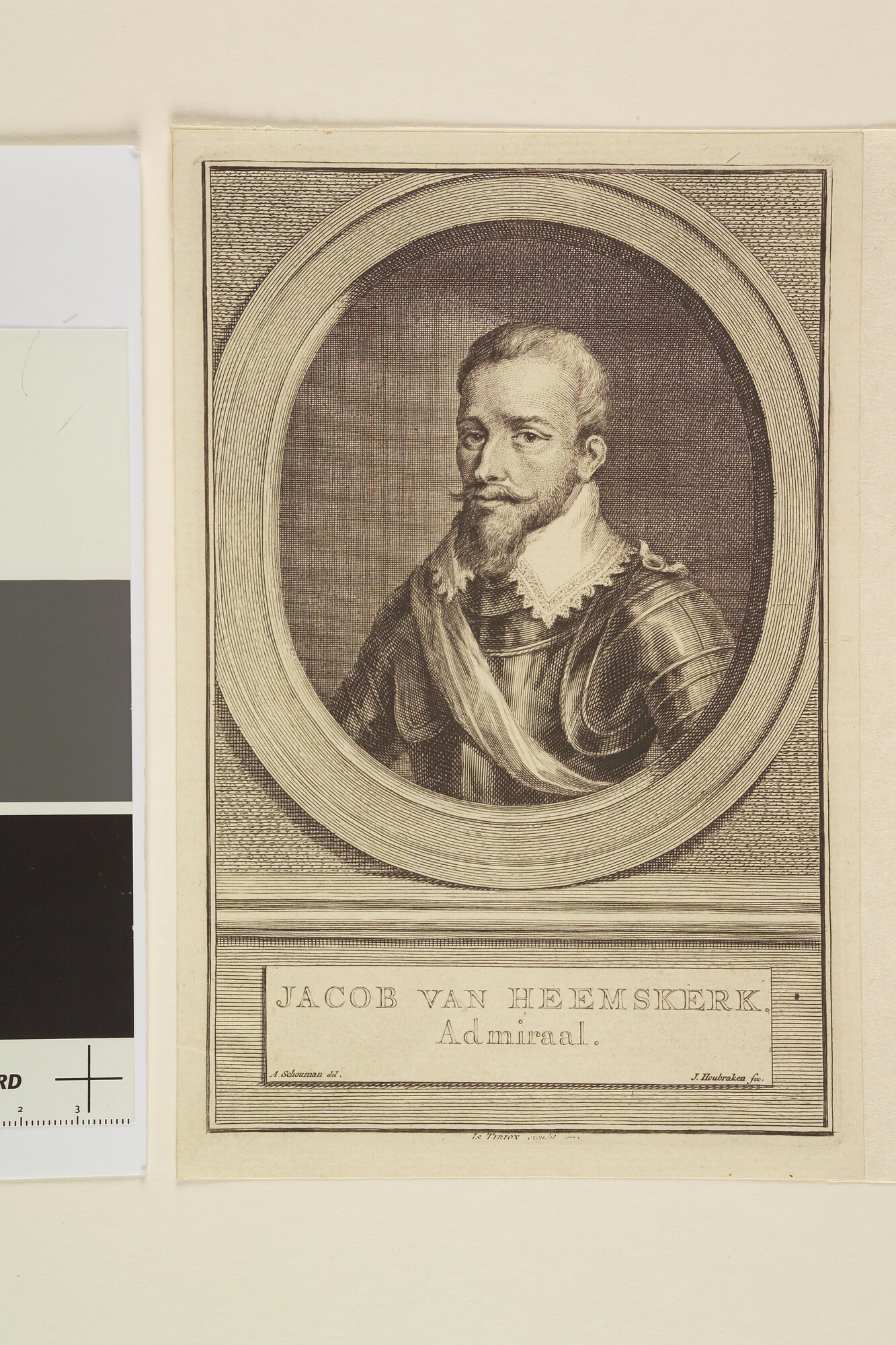 A.1361(19)3 d; Portret van Admiraal van Jacob van Heemskerk; prent
