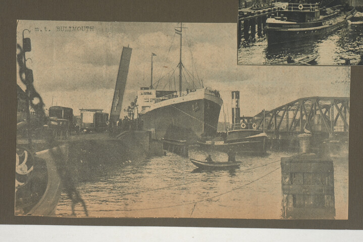 2001.1755; Omslag met vele foto's en knipsels van meest bergingsactiviteiten door Reederij v/h Gebroeders Goedkoop te Amsterdam in de periode 1929 / 1949; omslag