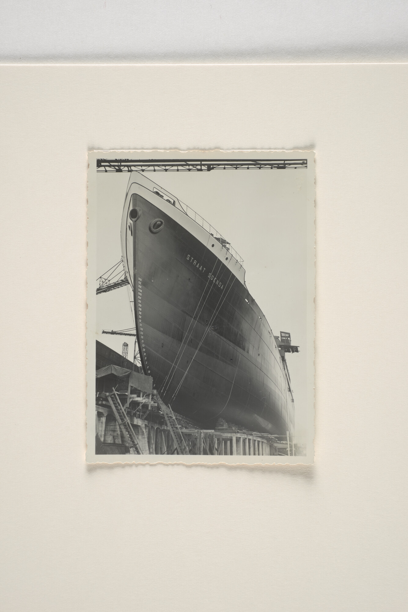 1994.1770; Fotos van de tewaterlating van het vrachtschip ms. Straat Soenda; fotoreportage