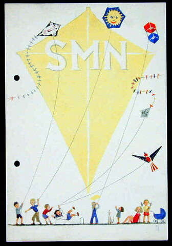 1994.4554; Blanco menukaar van de SMN; menukaart