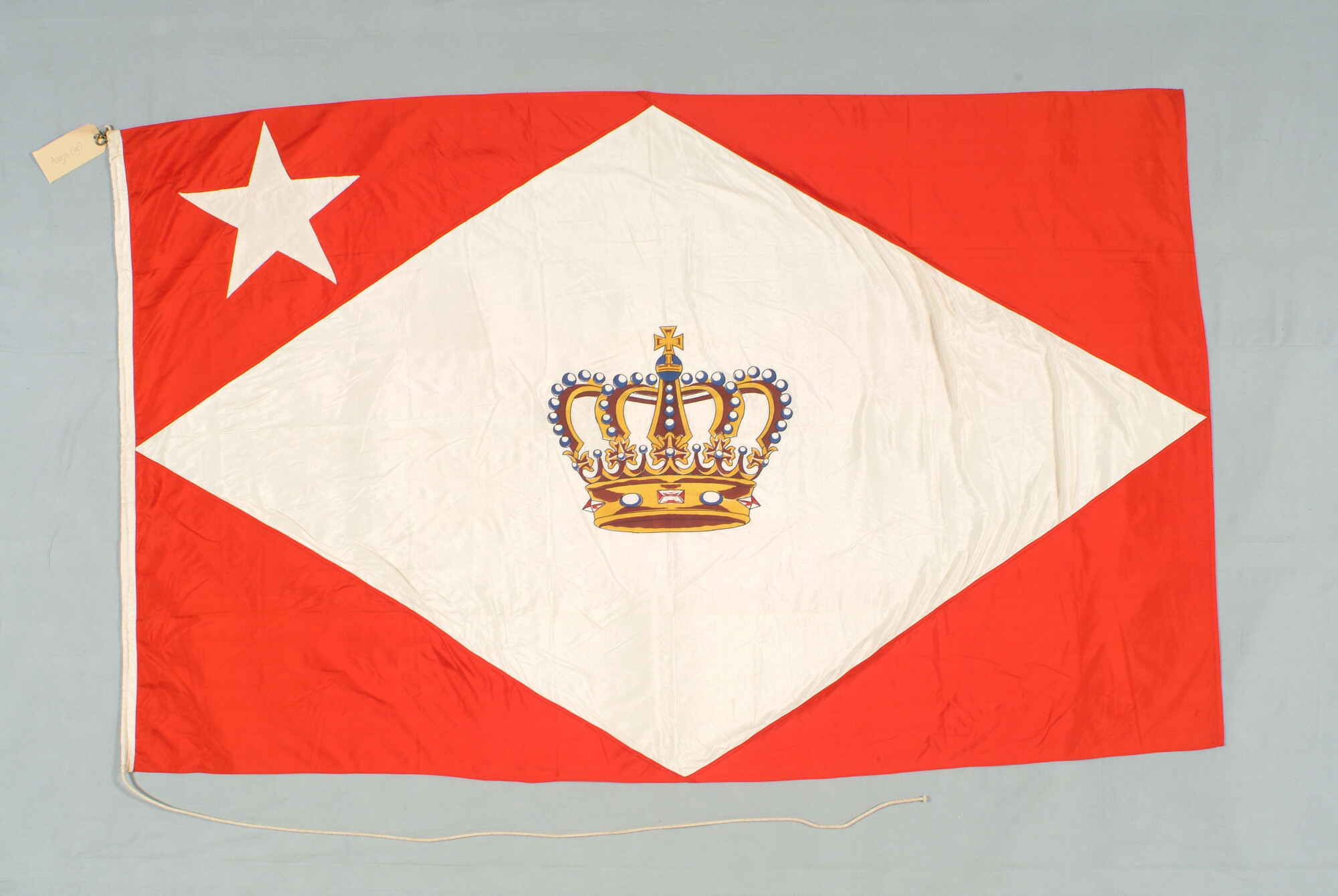 A.4975(19)2; Rederijvlag van de KPM te Amsterdam; vlag