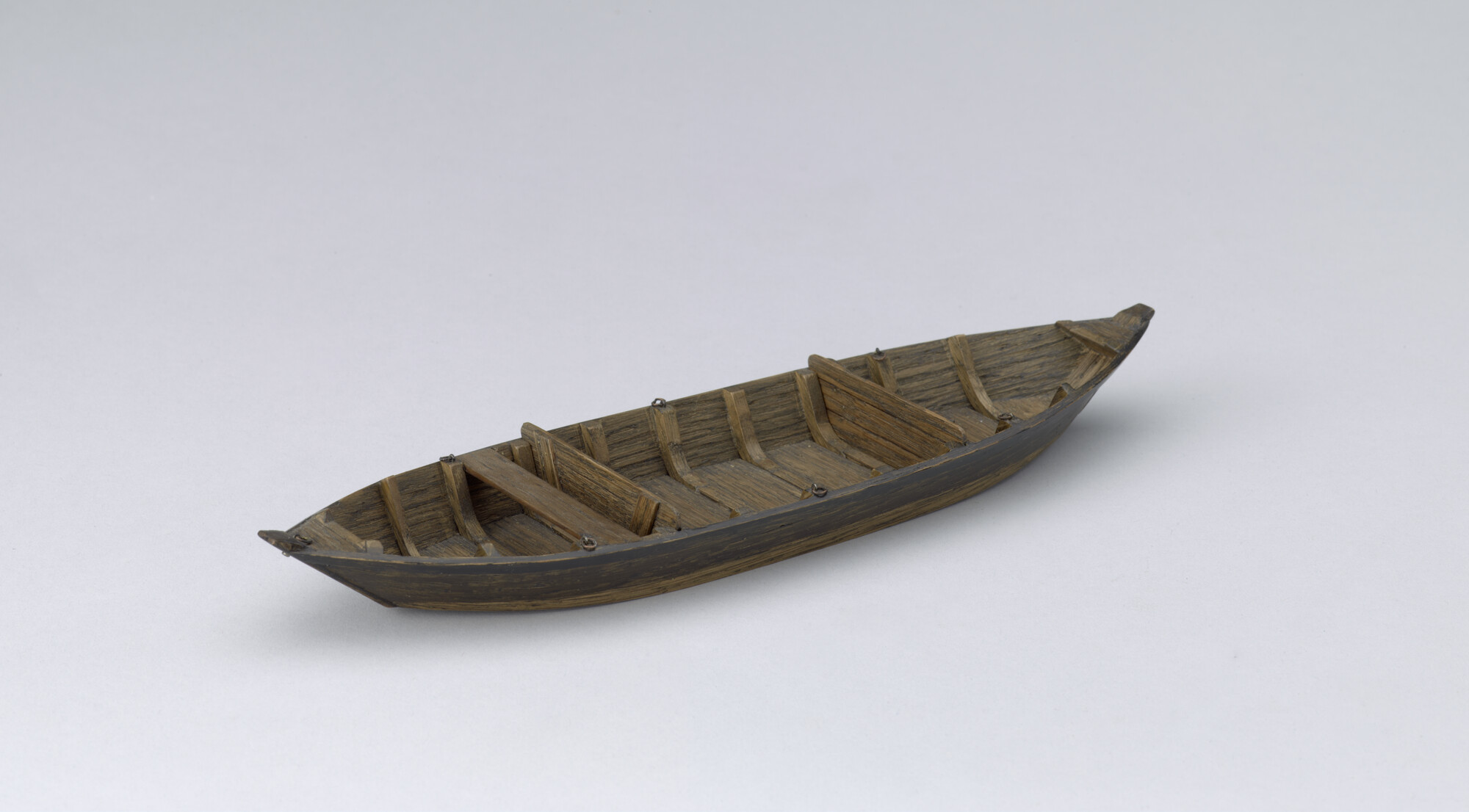 2012.0162; Model van een Vinkeveense praam; scheepsmodel
