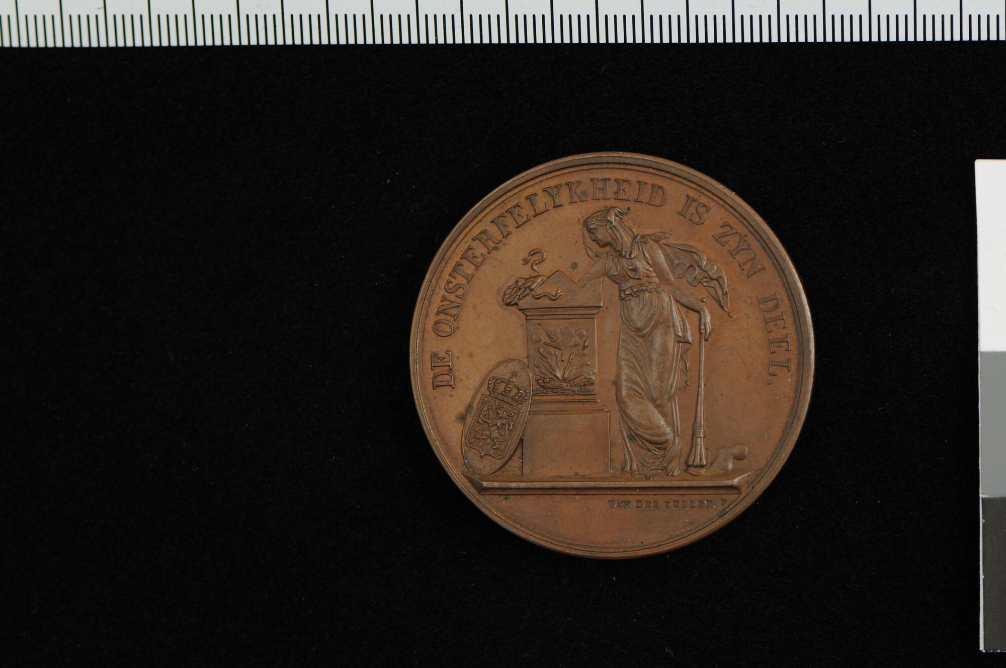 S.0295(04)2; Penning op de heldendood van Jan Carel Josephus van Speijk, 1831; penning