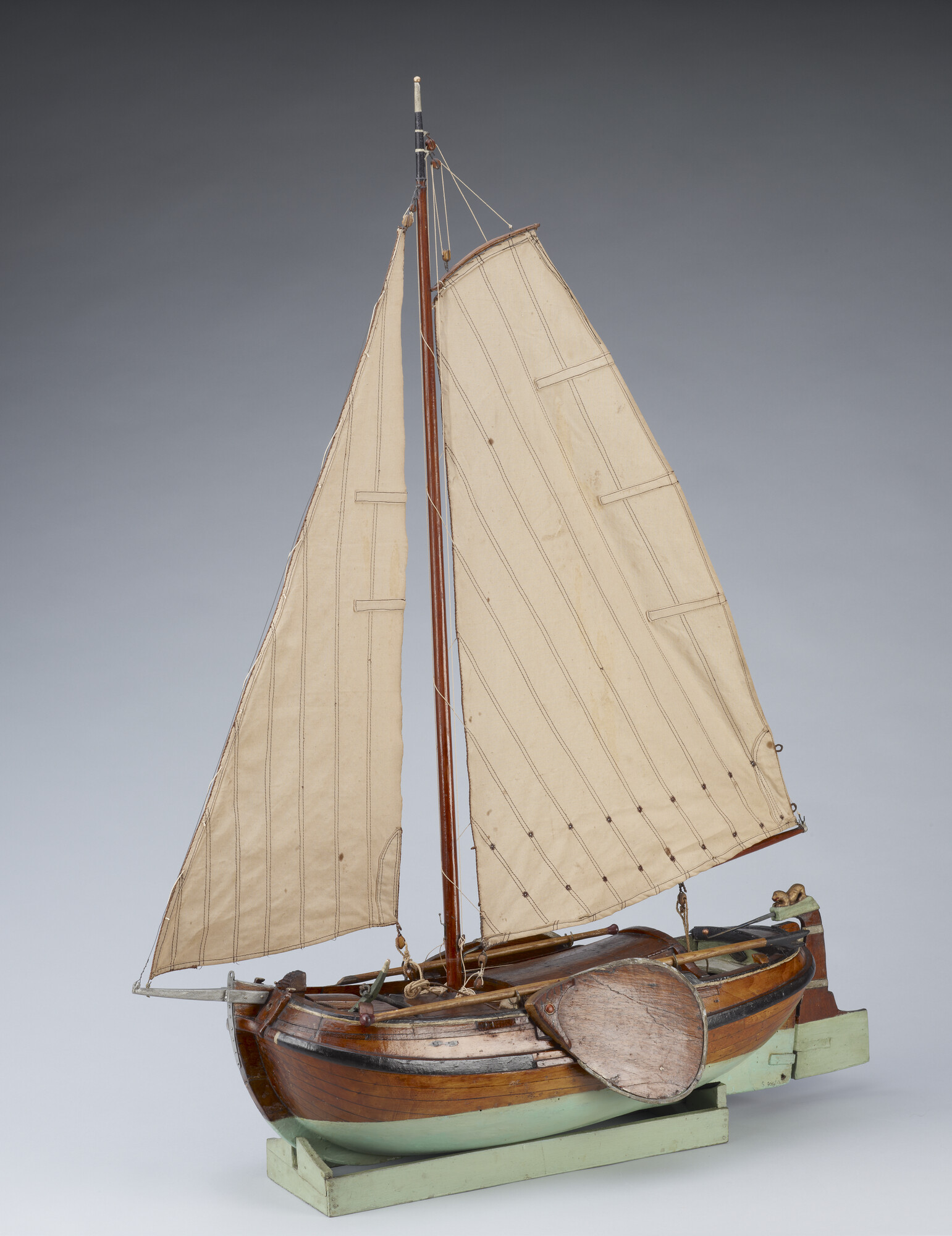 S.0906(01); Model van een Friese boeier; scheepsmodel