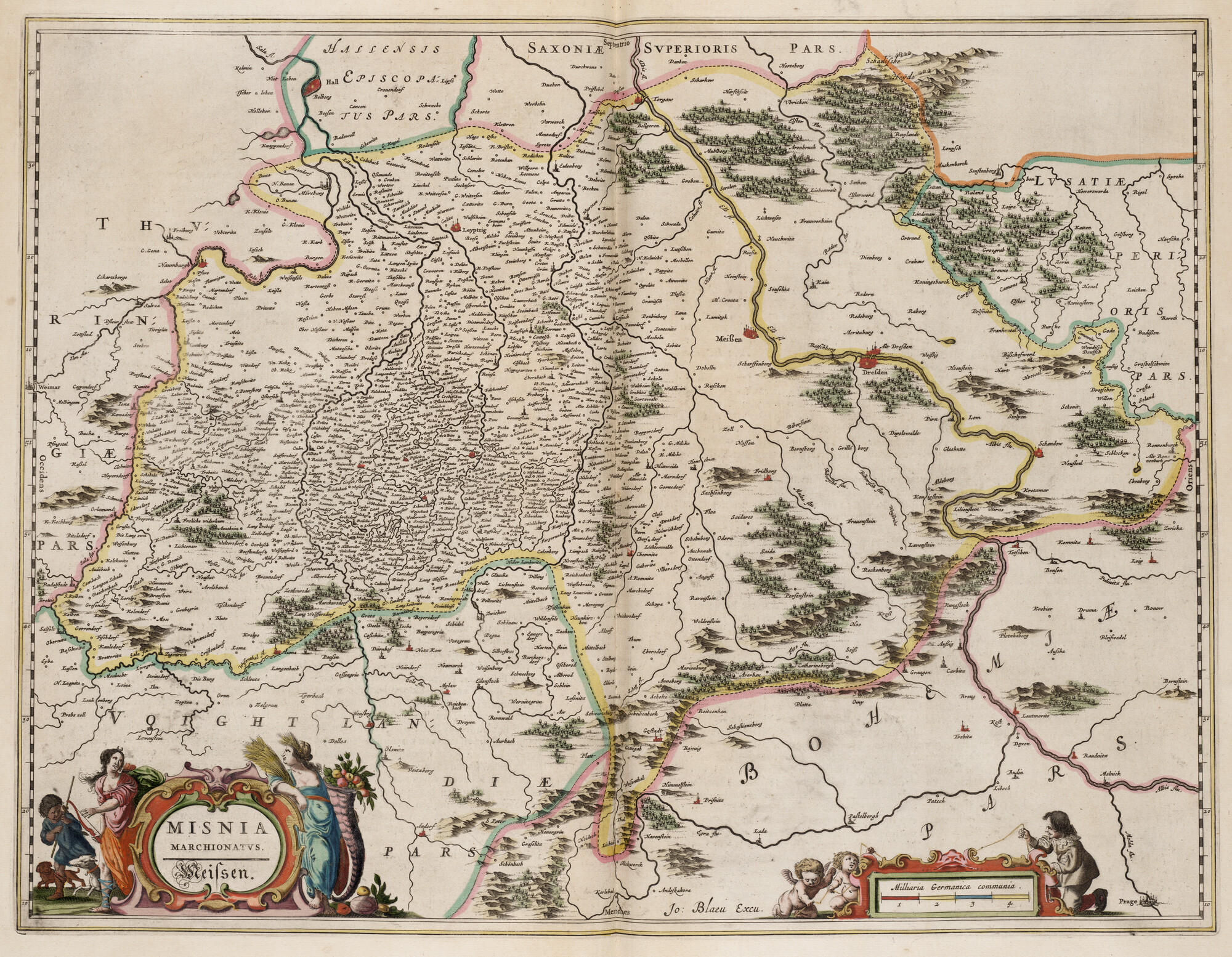 S.1034(02) [kaart 051]; Kaart van Meissen; landkaart