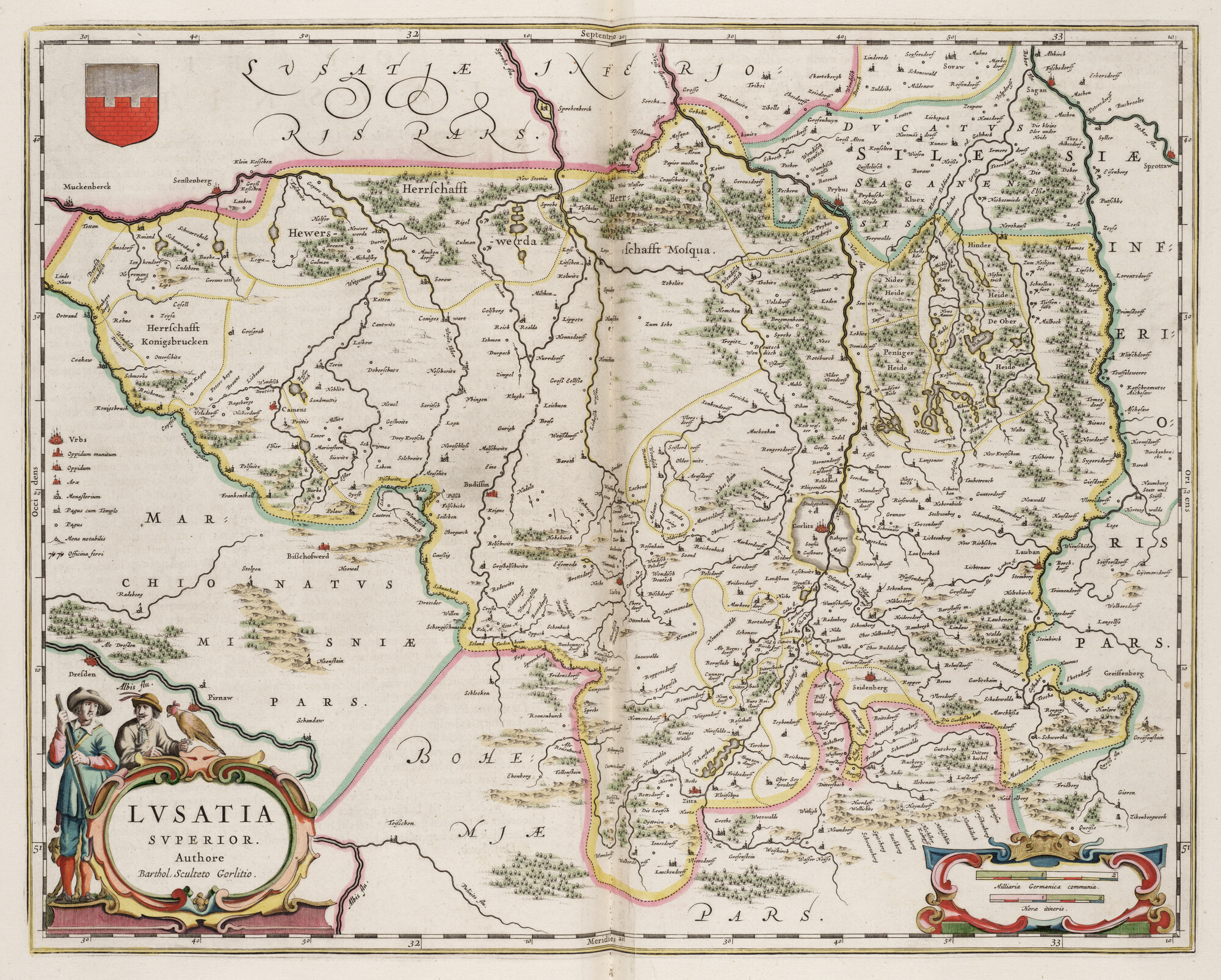 S.1034(02) [kaart 049]; Kaart van Ober-Lausitz; landkaart