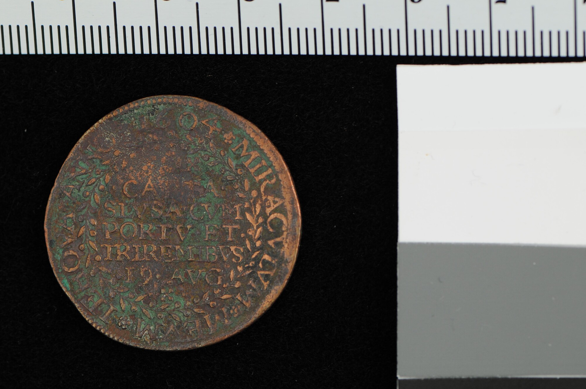 A.0023(069); Rekenpenning van Zeeland op de inname van Sluis, 1604; jeton