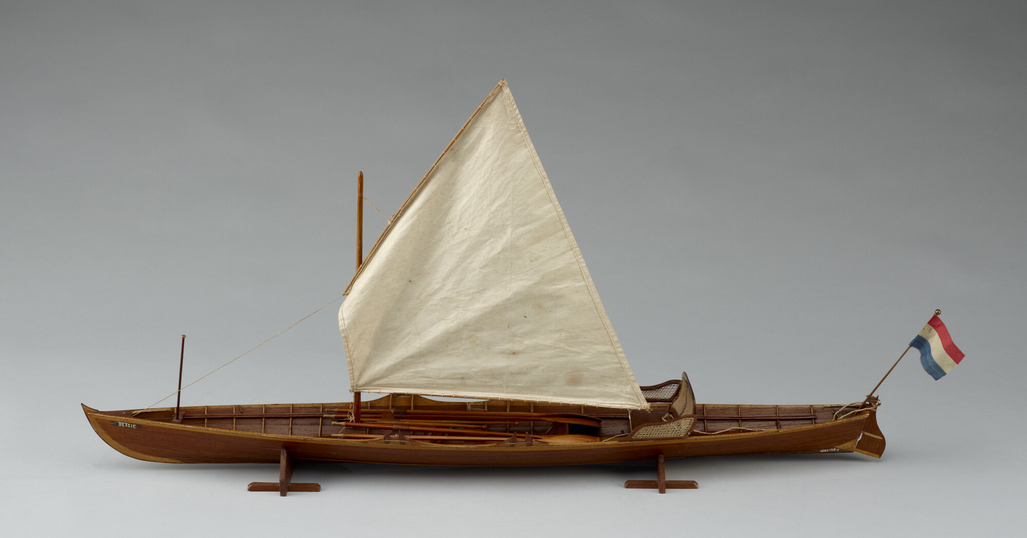 2003.1380; Model van de zeilwherry Betsie; scheepsmodel
