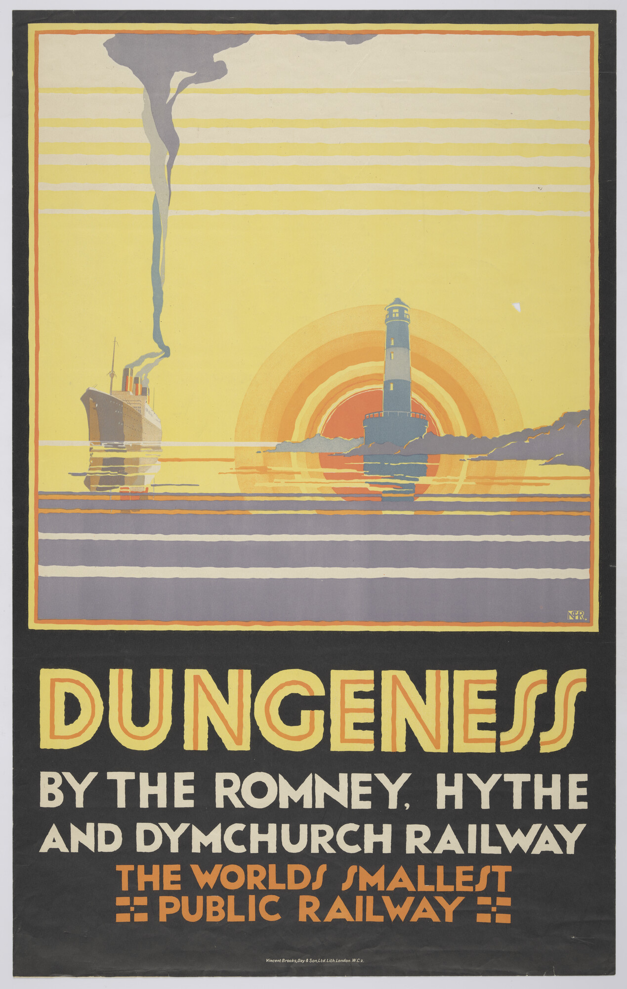 1993.0889; De Romnay, Hythe en Dymchurch spoorweg; affiche