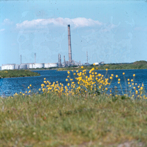 S.9100(6239); Dia Petroleumhaven te Amsterdam; diapositief
