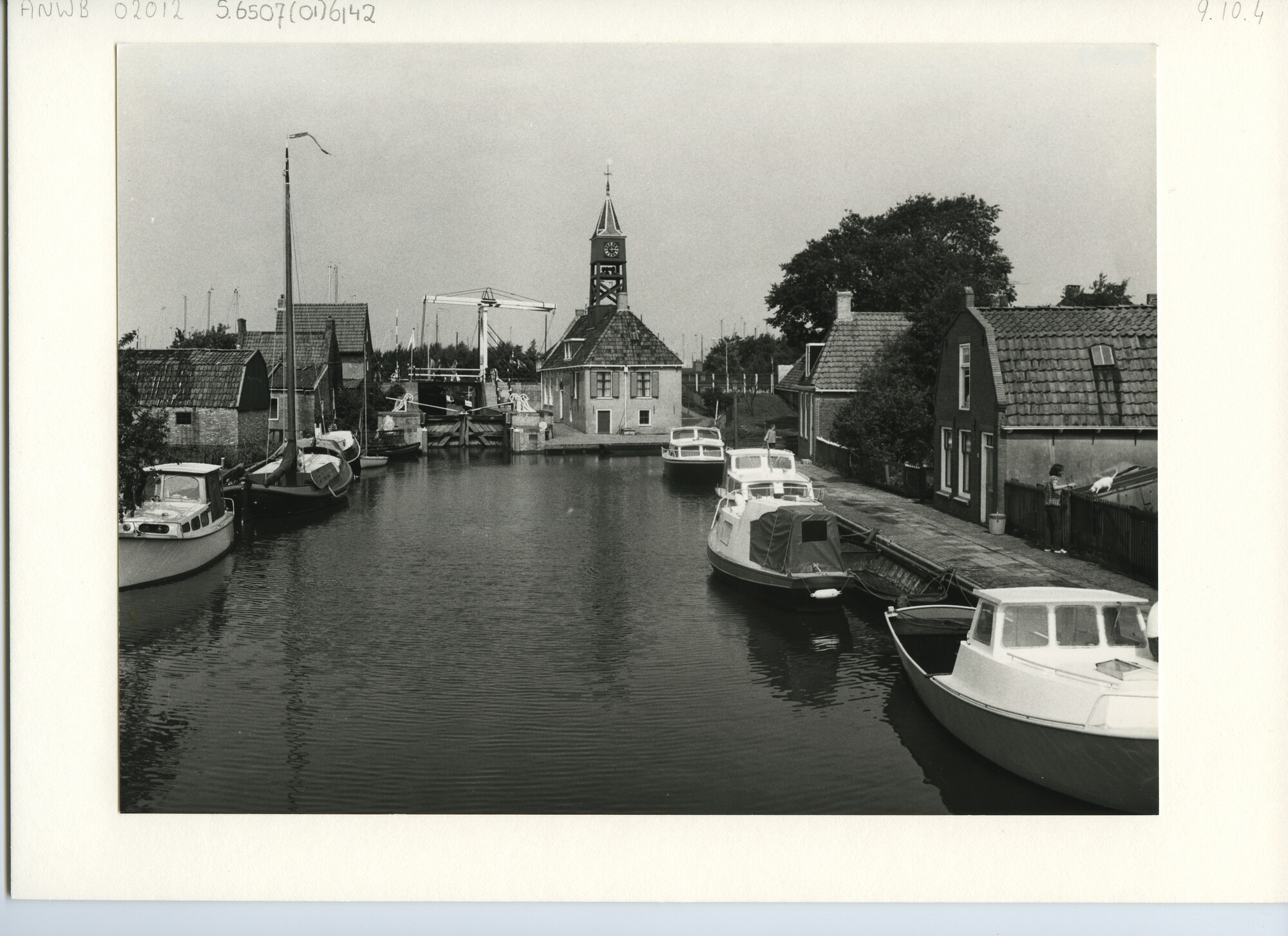 S.6507(01)6142; Foto van haven Hindeloopen; foto