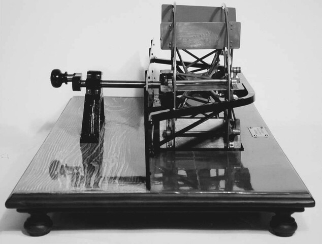 A.4872(03); Model van een scheprad volgens het Mandsley-systeem; schaalmodel