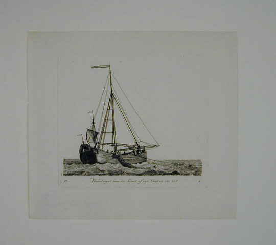 A.0149(0109); Prent uit de serie 'Verscheide soorten van Hollandse schepen'; prent