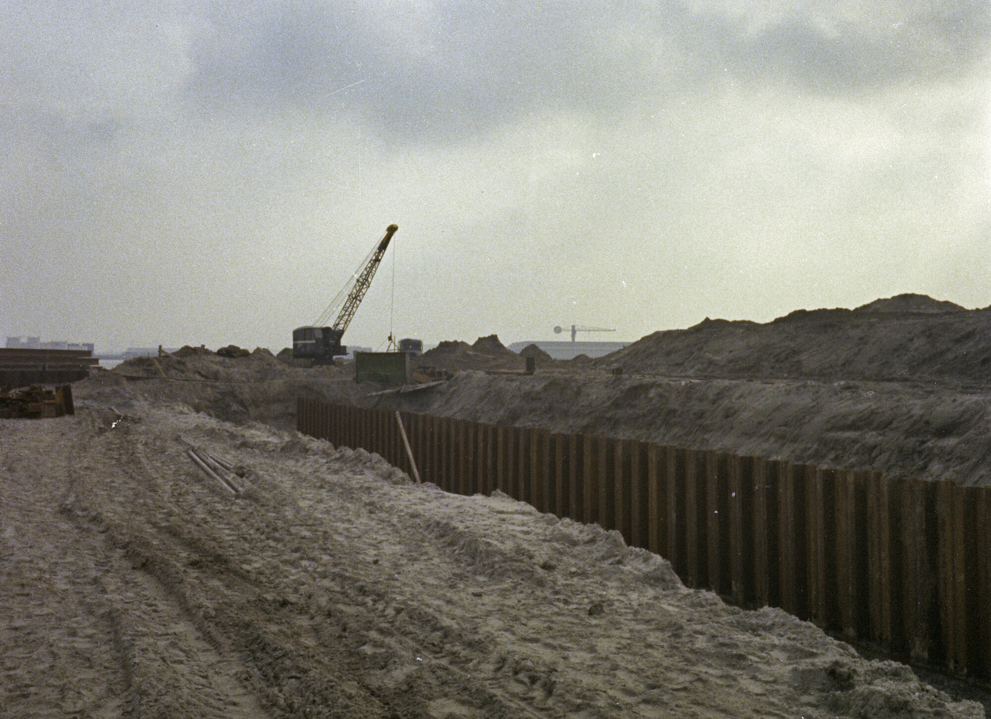 2015.1548; Negatief van de Container Terminal Amsterdam in aanbouw; negatief