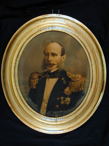 S.2062; Portret van prins Hendrik van Oranje-Nassau; oleografie