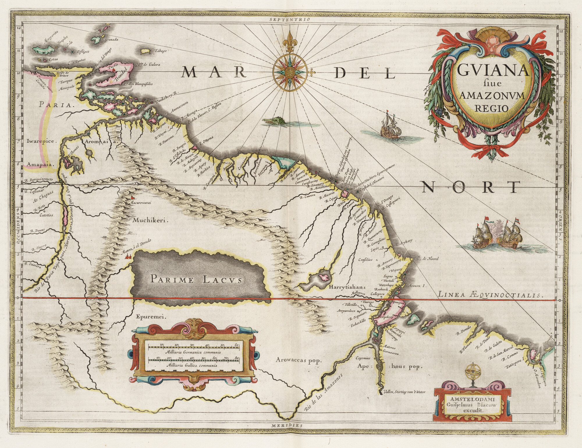 S.1034(08) [kaart 057]; Kaart van Guyana; landkaart