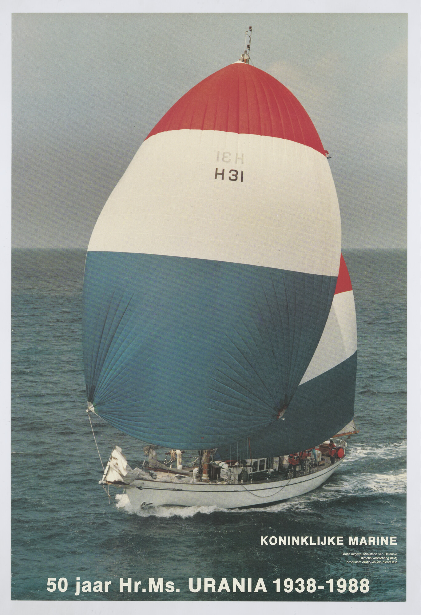 1994.5194; 50 jaar Hr.Ms. Urania (H31) 1933 - 1988; affiche