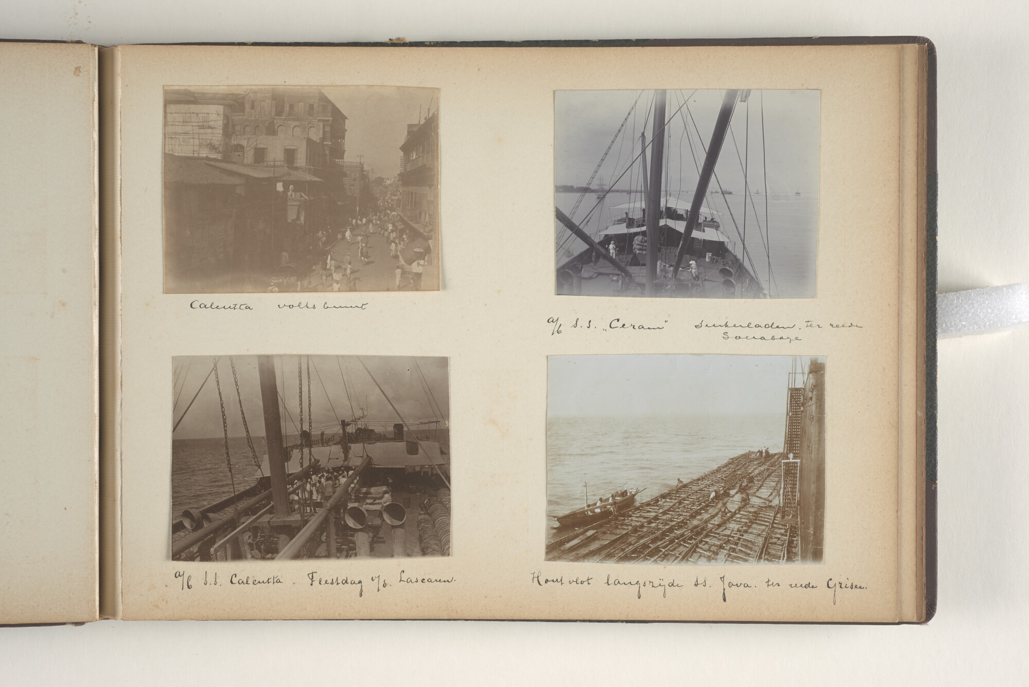 2014.0694; Fotoalbum van C.H.J. van Benthem Jutting met foto's van zijn reizen naar de Oost; fotoalbum