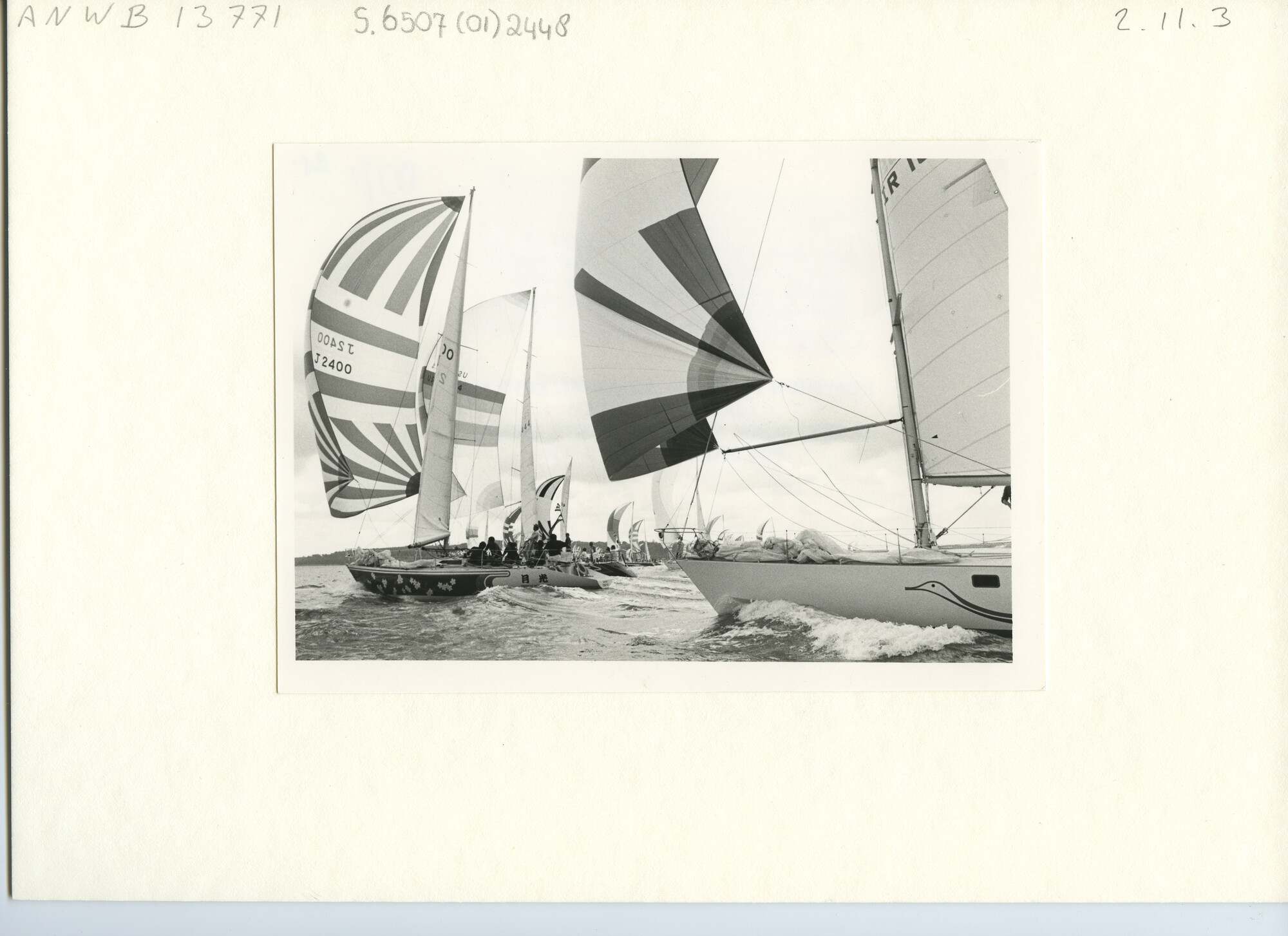 S.6507(01)2448; Foto Channel Race Start Race Admirals Cup 1979; foto